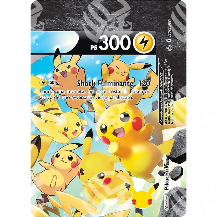 Black Star Promos - SWSH - Pikachu V-UNION - 140 - Warcard - Black Star Promos - SWSH - Pikachu V-UNION - 140 i prezzi più bassi sul mercato, solo da www.warcardshop.com! Carte singole, box, buste e mazzi.