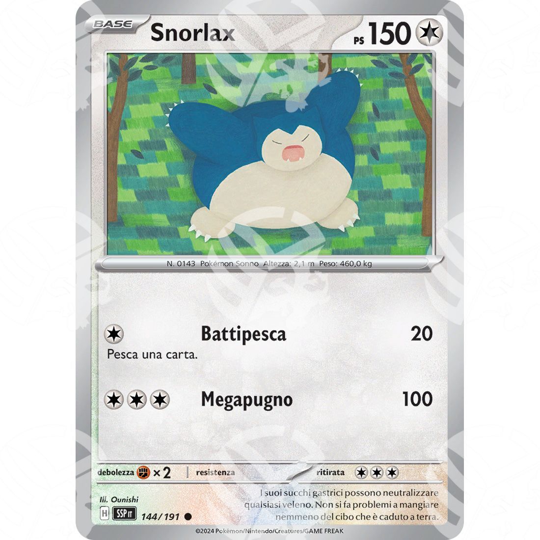 Scintille Folgoranti - Snorlax - 144/191