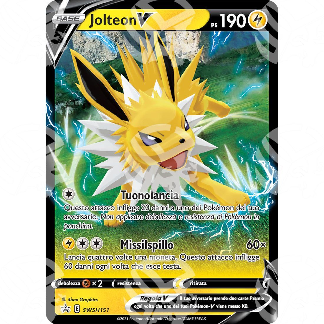 Black Star Promos - SWSH - Jolteon V - 151 - Warcard - Black Star Promos - SWSH - Jolteon V - 151 i prezzi più bassi sul mercato, solo da www.warcardshop.com! Carte singole, box, buste e mazzi.