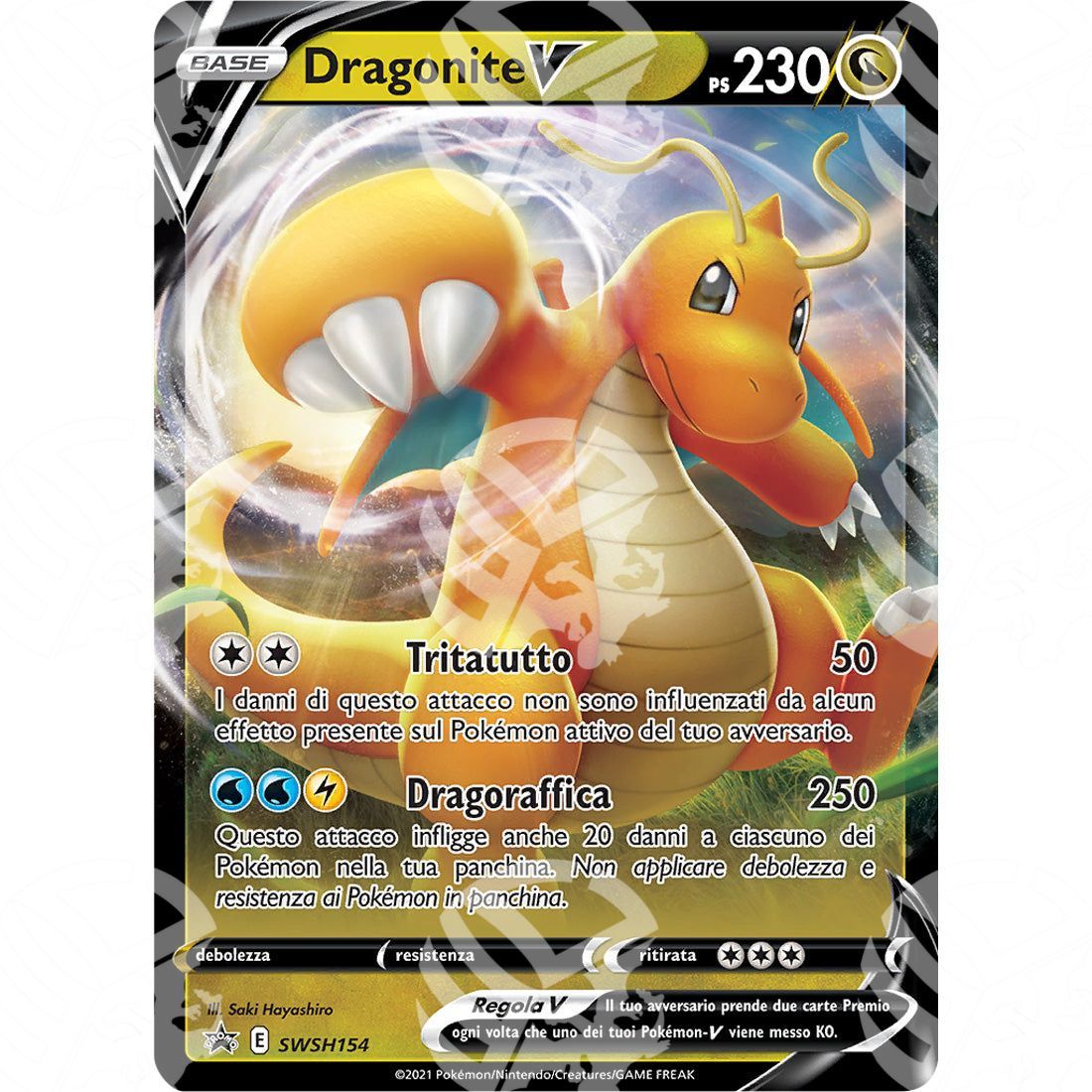 Black Star Promos - SWSH - Dragonite V - 154 - Warcard - Black Star Promos - SWSH - Dragonite V - 154 i prezzi più bassi sul mercato, solo da www.warcardshop.com! Carte singole, box, buste e mazzi.