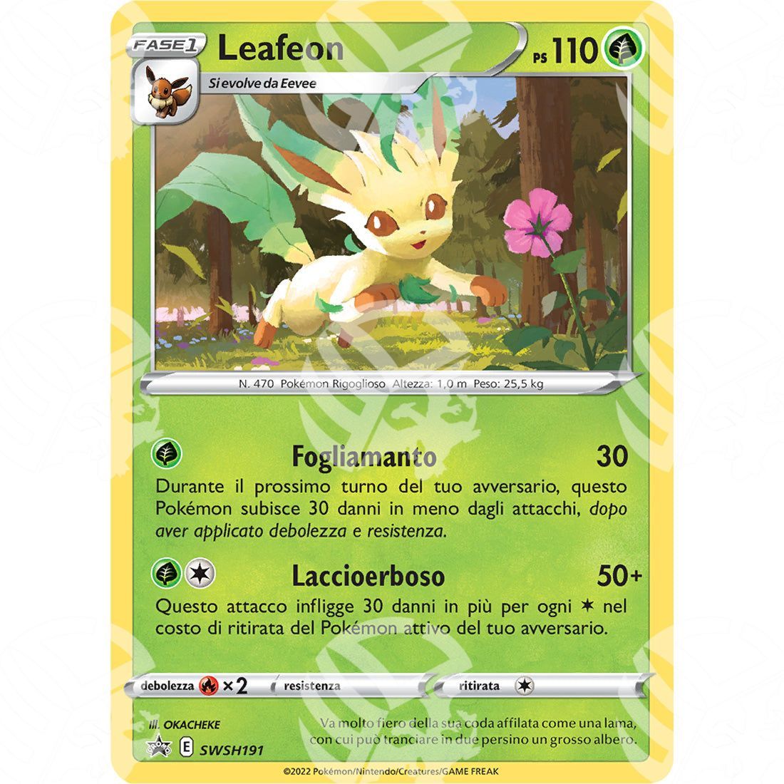 Black Star Promos - SWSH - Leafeon - 191 - Warcard - Black Star Promos - SWSH - Leafeon - 191 i prezzi più bassi sul mercato, solo da www.warcardshop.com! Carte singole, box, buste e mazzi.