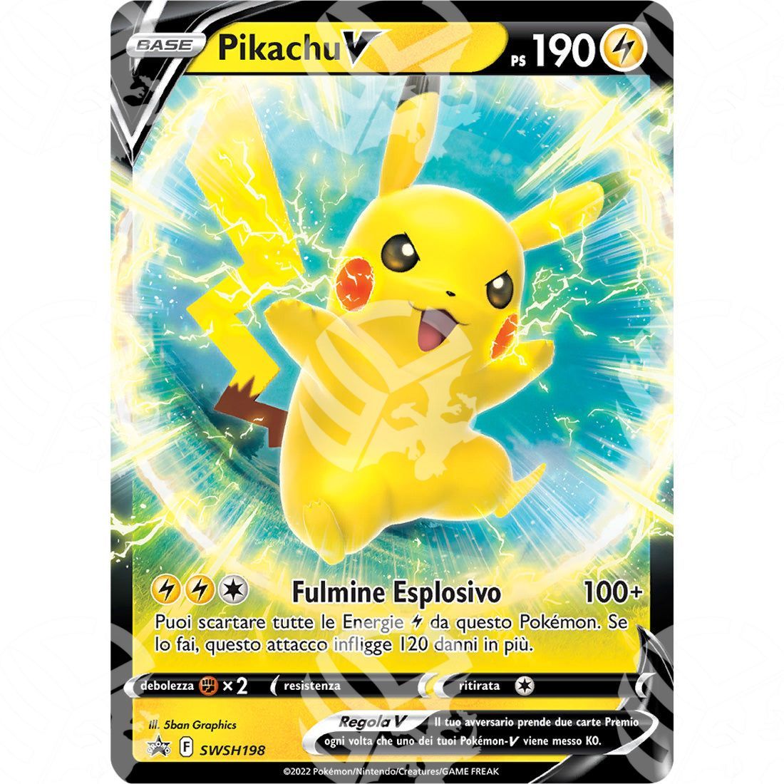 Black Star Promos - SWSH - Pikachu V - 198 - Warcard - Black Star Promos - SWSH - Pikachu V - 198 i prezzi più bassi sul mercato, solo da www.warcardshop.com! Carte singole, box, buste e mazzi.