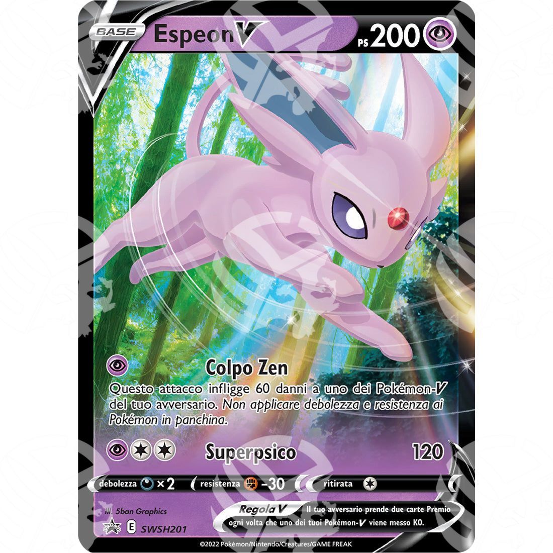 Black Star Promos - SWSH - Espeon V - 201 - Warcard - Black Star Promos - SWSH - Espeon V - 201 i prezzi più bassi sul mercato, solo da www.warcardshop.com! Carte singole, box, buste e mazzi.