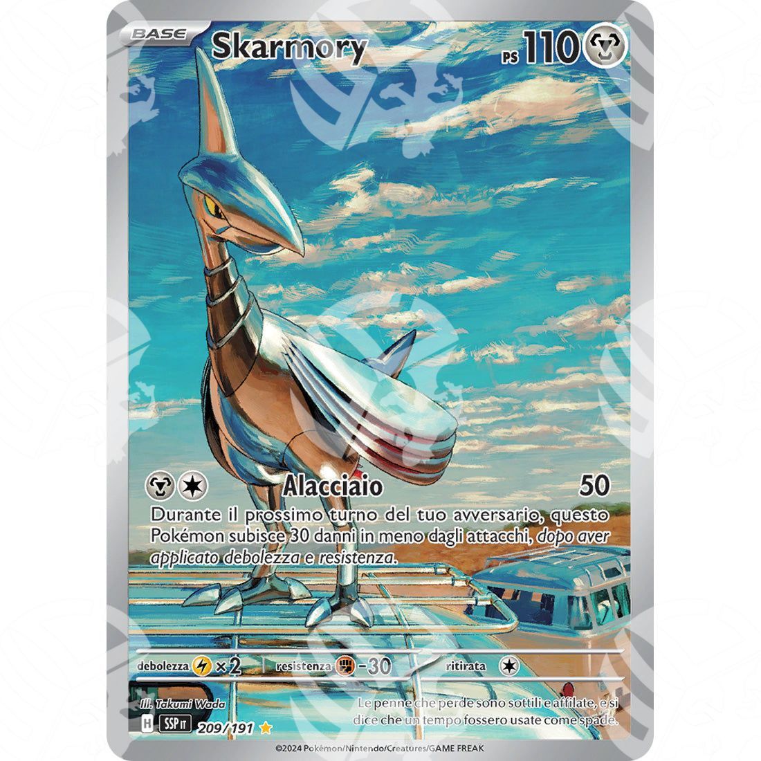 Scintille Folgoranti - Skarmory - Illustration Rare 209/191