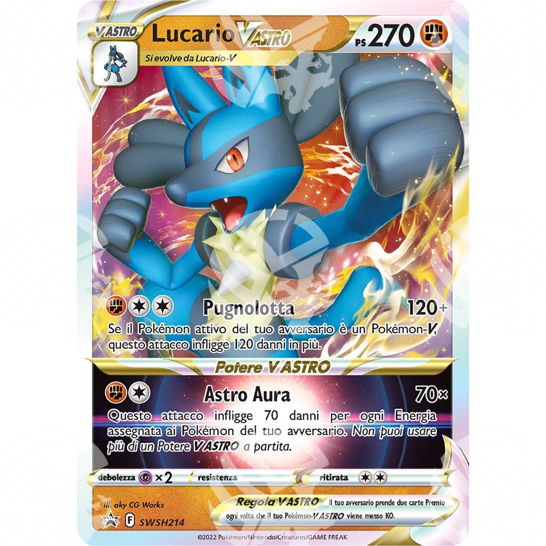 Black Star Promos - SWSH - Lucario V ASTRO - 214 - Warcard - Black Star Promos - SWSH - Lucario V ASTRO - 214 i prezzi più bassi sul mercato, solo da www.warcardshop.com! Carte singole, box, buste e mazzi.