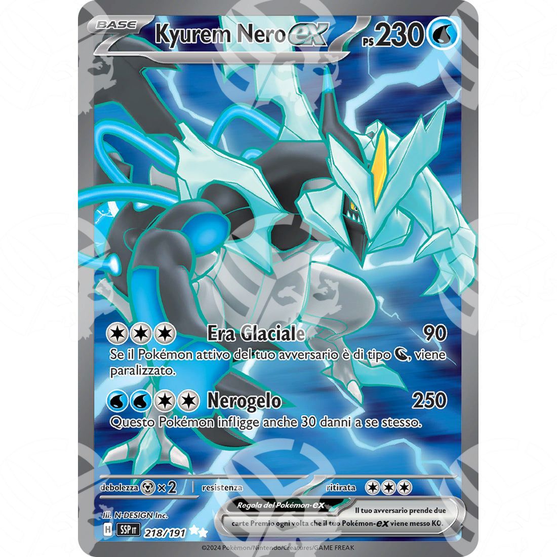 Scintille Folgoranti - Black Kyurem ex - Full-Art | 218/191