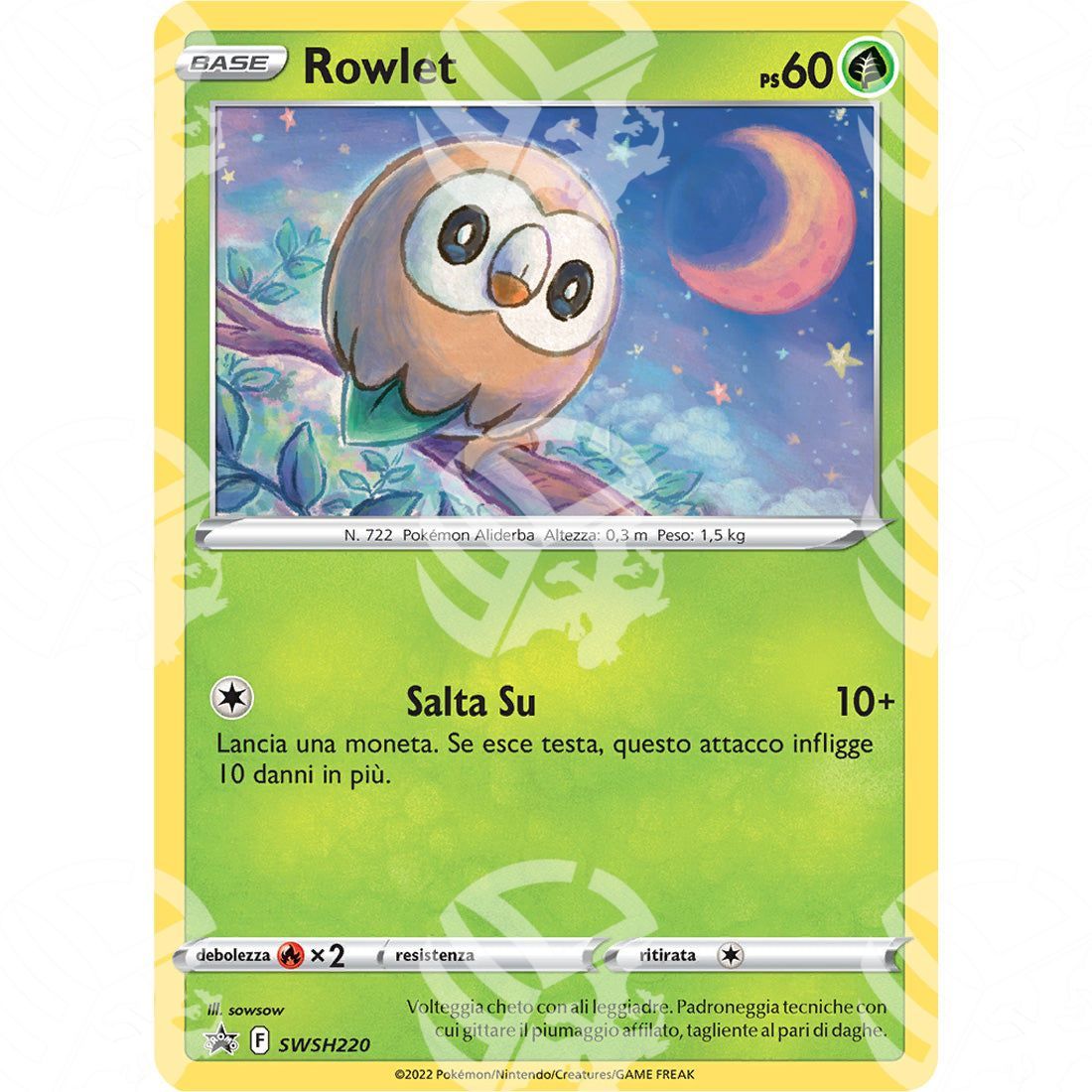 Black Star Promos - SWSH - Rowlet - 220 - Warcard - Black Star Promos - SWSH - Rowlet - 220 i prezzi più bassi sul mercato, solo da www.warcardshop.com! Carte singole, box, buste e mazzi.