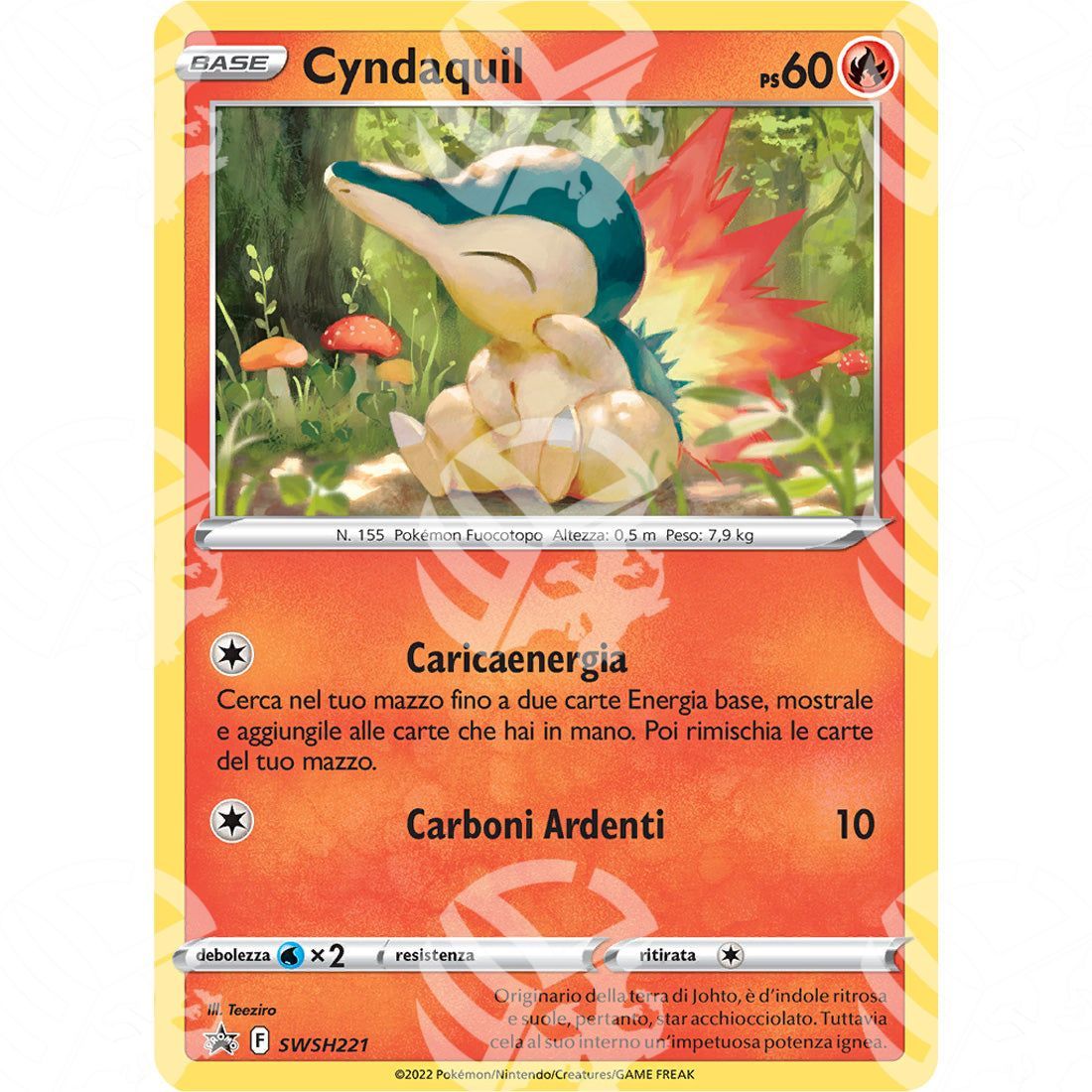 Black Star Promos - SWSH - Cyndaquil - 221 - Warcard - Black Star Promos - SWSH - Cyndaquil - 221 i prezzi più bassi sul mercato, solo da www.warcardshop.com! Carte singole, box, buste e mazzi.