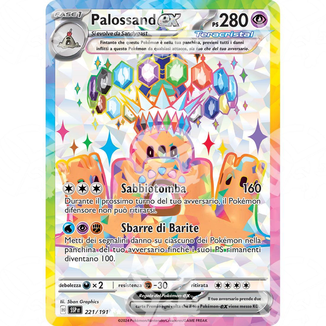 Scintille Folgoranti - Palossand ex - Full-Art | 221/191