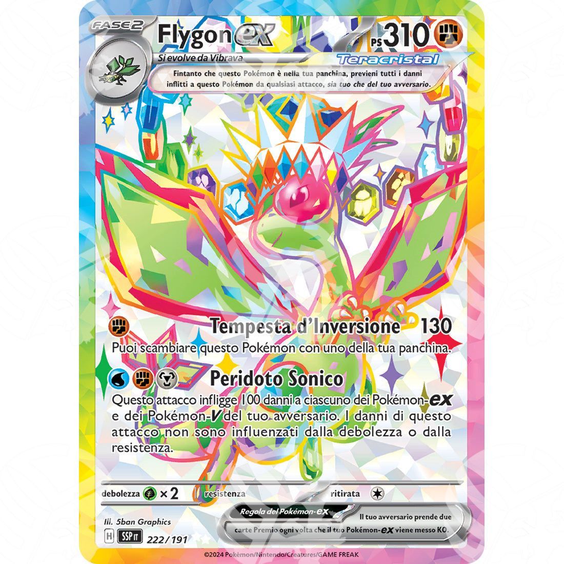 Scintille Folgoranti - Flygon ex - Full-Art | 222/191