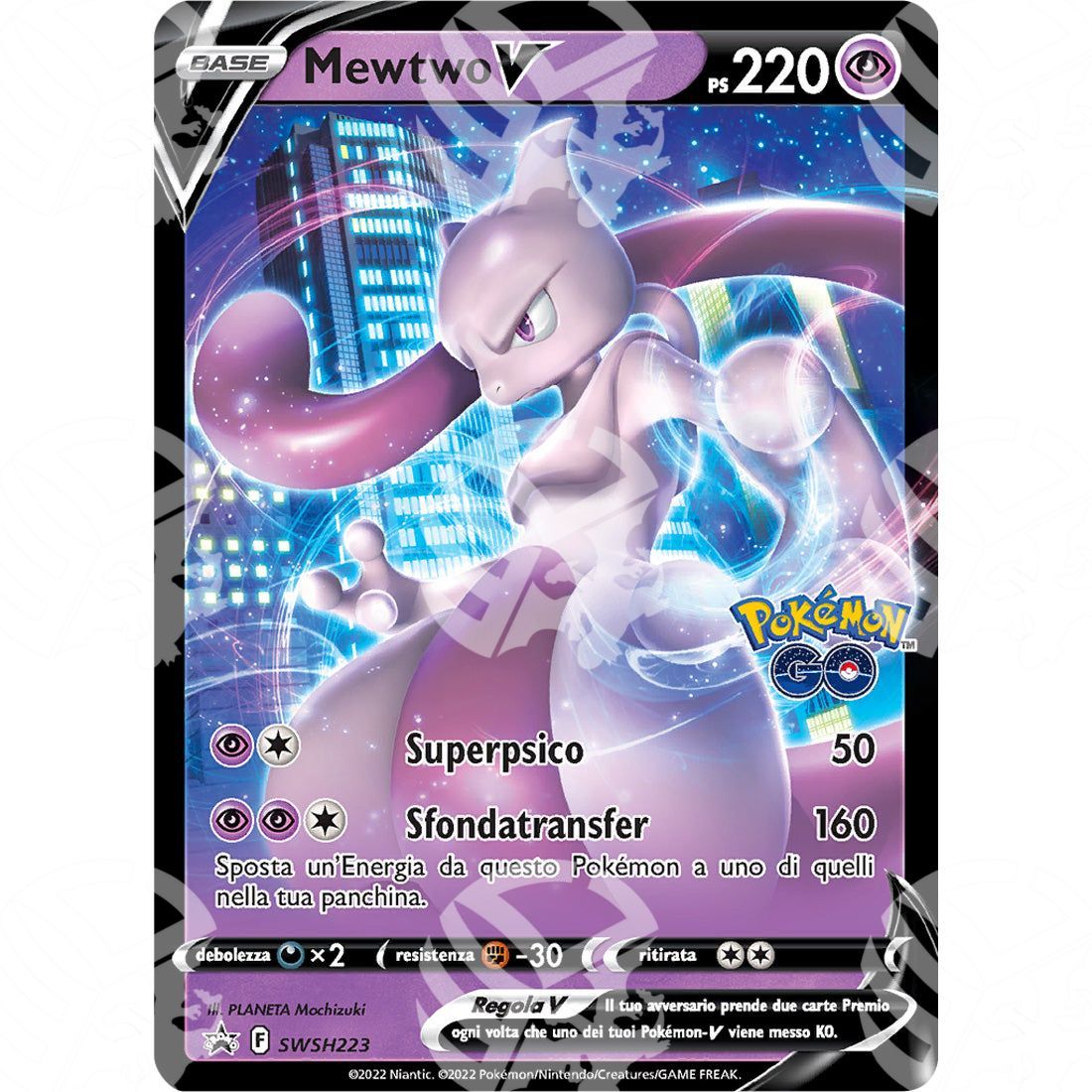 Black Star Promos - SWSH - Mewtwo V - 223 - Warcard - Black Star Promos - SWSH - Mewtwo V - 223 i prezzi più bassi sul mercato, solo da www.warcardshop.com! Carte singole, box, buste e mazzi.