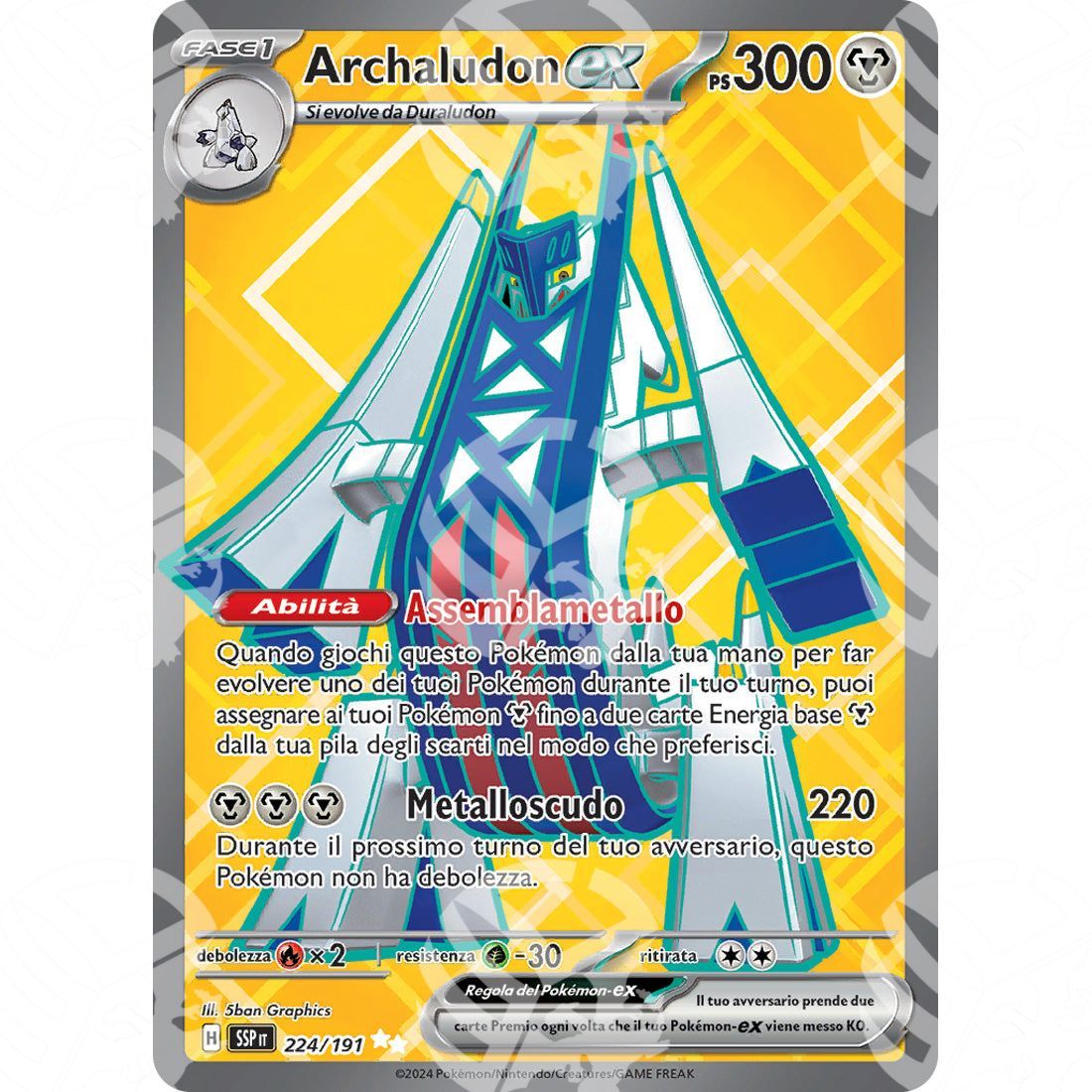 Scintille Folgoranti - Archaludon ex - Full-Art | 224/191