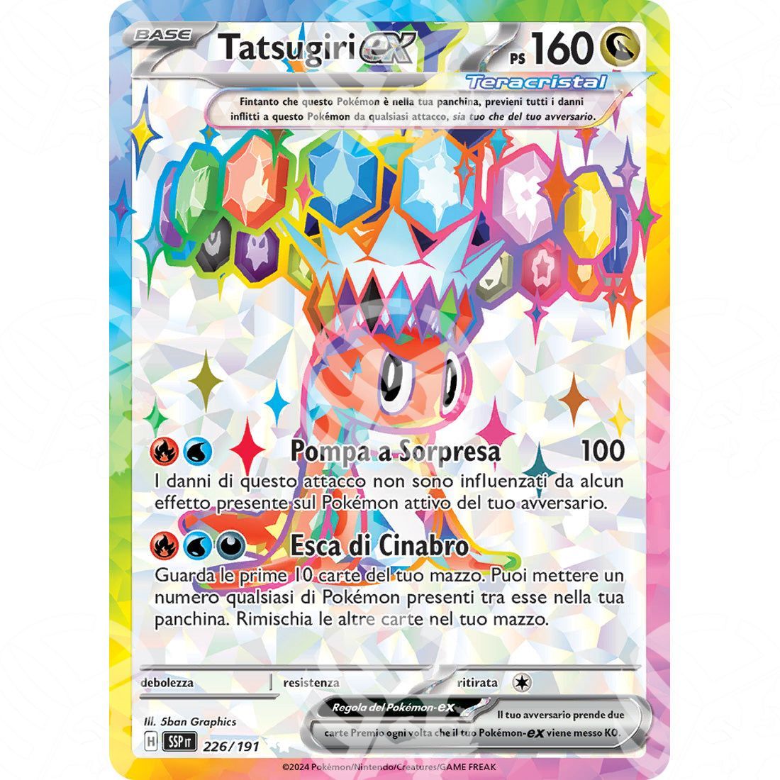 Scintille Folgoranti - Tatsugiri ex - Full-Art | 226/191