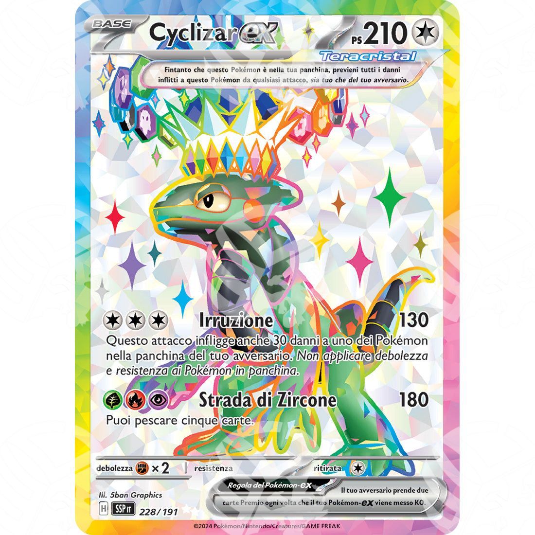 Scintille Folgoranti - Cyclizar ex - Full-Art | 228/191