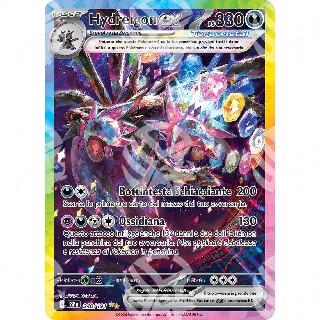 Scintille Folgoranti - Hydreigon ex - Special Illustration Rare | 240/191