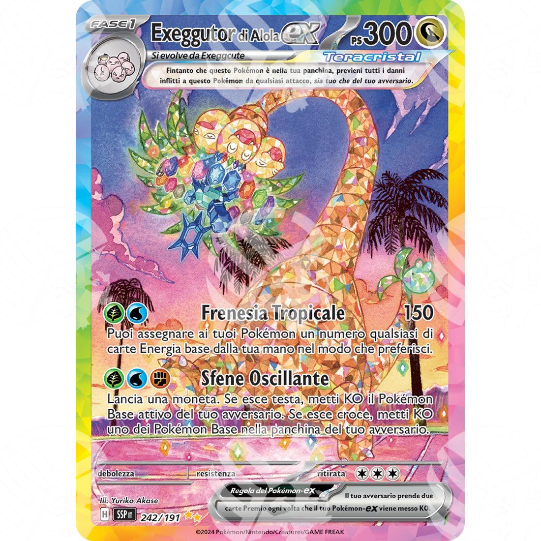 Scintille Folgoranti - Alolan Exeggutor ex - Special Illustration Rare | 242/191