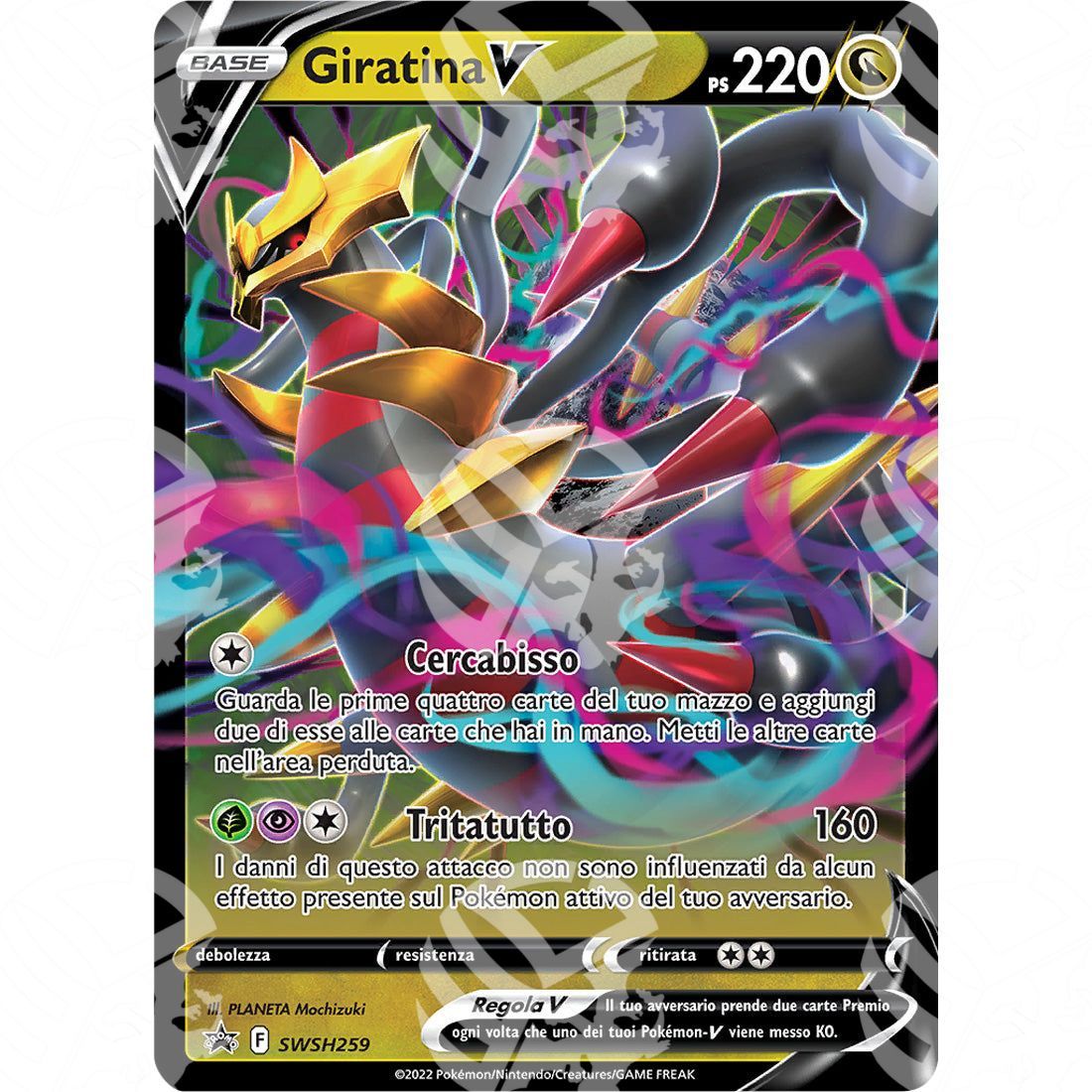 Black Star Promos - SWSH - Giratina V - SWSH259 - Warcard - Black Star Promos - SWSH - Giratina V - SWSH259 i prezzi più bassi sul mercato, solo da www.warcardshop.com! Carte singole, box, buste e mazzi.