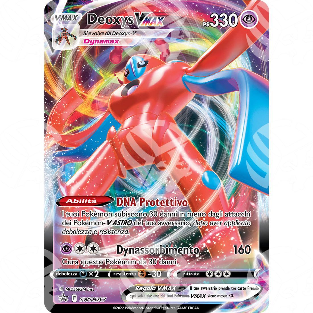 Black Star Promos - SWSH - Deoxys VMAX - SWSH267 - Warcard - Black Star Promos - SWSH - Deoxys VMAX - SWSH267 i prezzi più bassi sul mercato, solo da www.warcardshop.com! Carte singole, box, buste e mazzi.