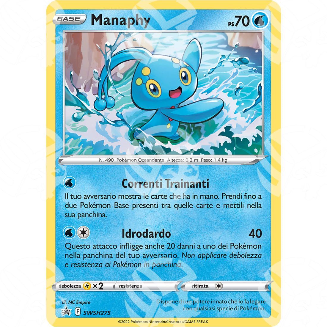 Black Star Promos - SWSH - Manaphy - SWSH275 - Warcard - Black Star Promos - SWSH - Manaphy - SWSH275 i prezzi più bassi sul mercato, solo da www.warcardshop.com! Carte singole, box, buste e mazzi.