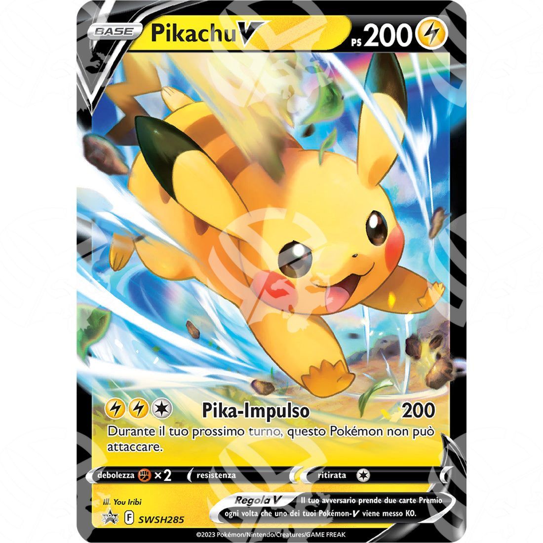 Black Star Promos - SWSH - Pikachu V - SWSH285 - Warcard - Black Star Promos - SWSH - Pikachu V - SWSH285 i prezzi più bassi sul mercato, solo da www.warcardshop.com! Carte singole, box, buste e mazzi.