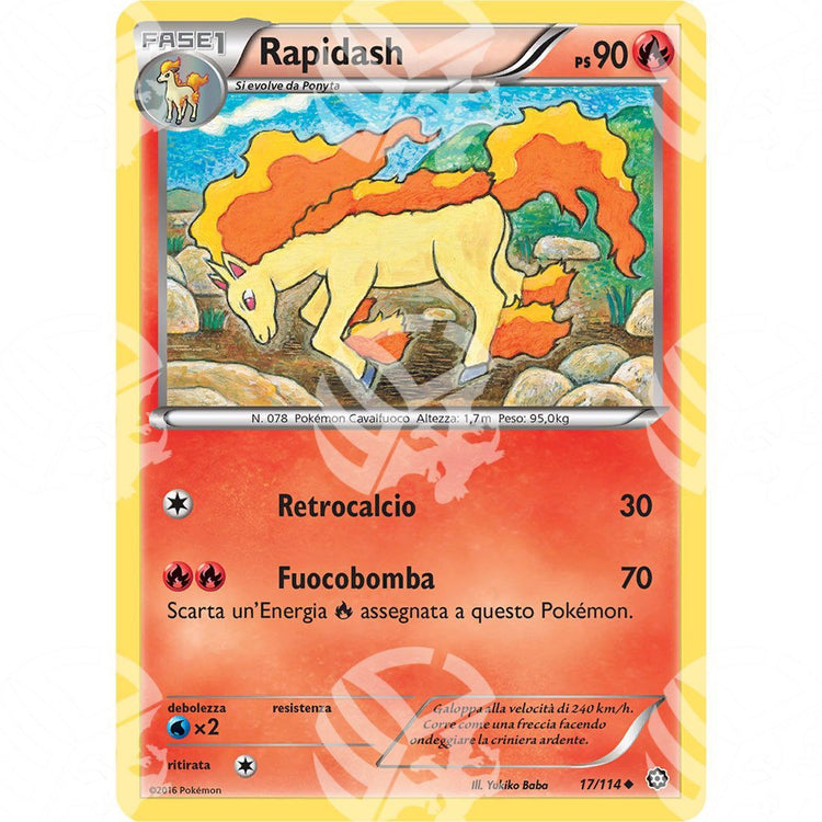 Vapori Accesi - Rapidash - 17/114 - Warcard - Vapori Accesi - Rapidash - 17/114 i prezzi più bassi sul mercato, solo da www.warcardshop.com! Carte singole, box, buste e mazzi.