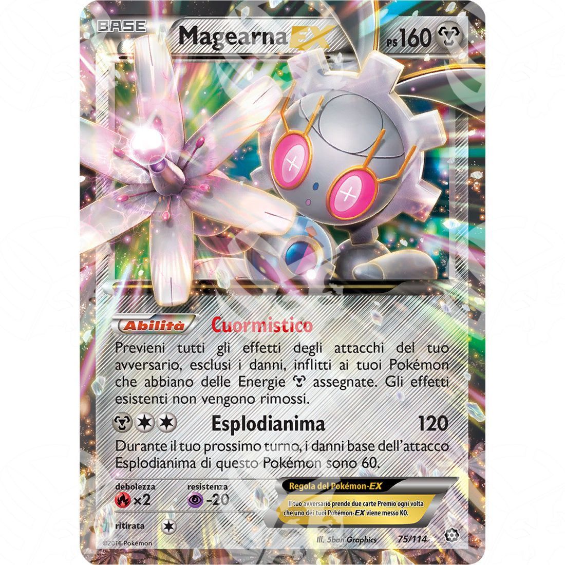 Vapori Accesi - Magearna EX - Holo Rare 75/114 - Warcard - Vapori Accesi - Magearna EX - Holo Rare 75/114 i prezzi più bassi sul mercato, solo da www.warcardshop.com! Carte singole, box, buste e mazzi.