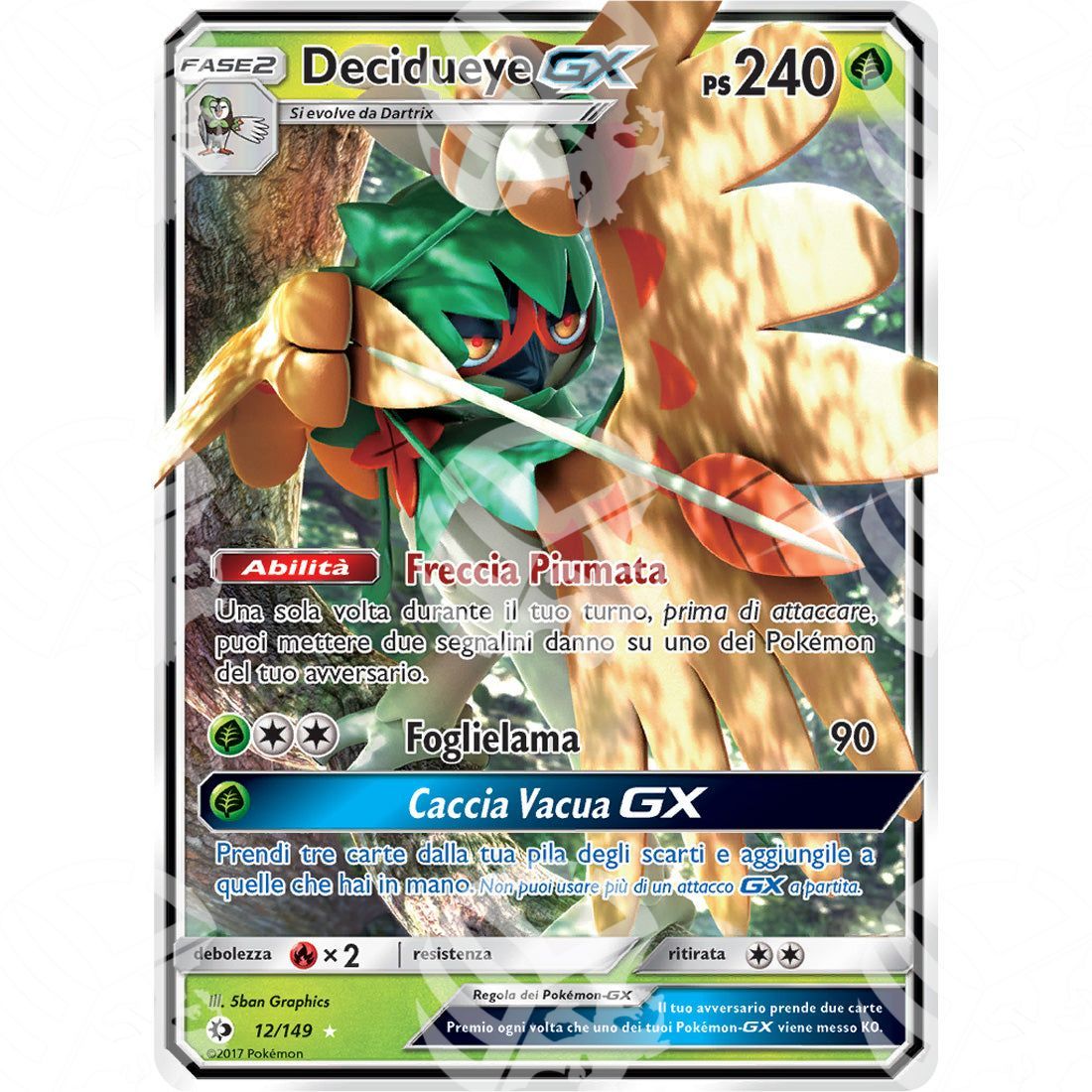 Sole & Luna - Decidueye GX - Holo Rare 12/149 - Warcard - Sole & Luna - Decidueye GX - Holo Rare 12/149 i prezzi più bassi sul mercato, solo da www.warcardshop.com! Carte singole, box, buste e mazzi.