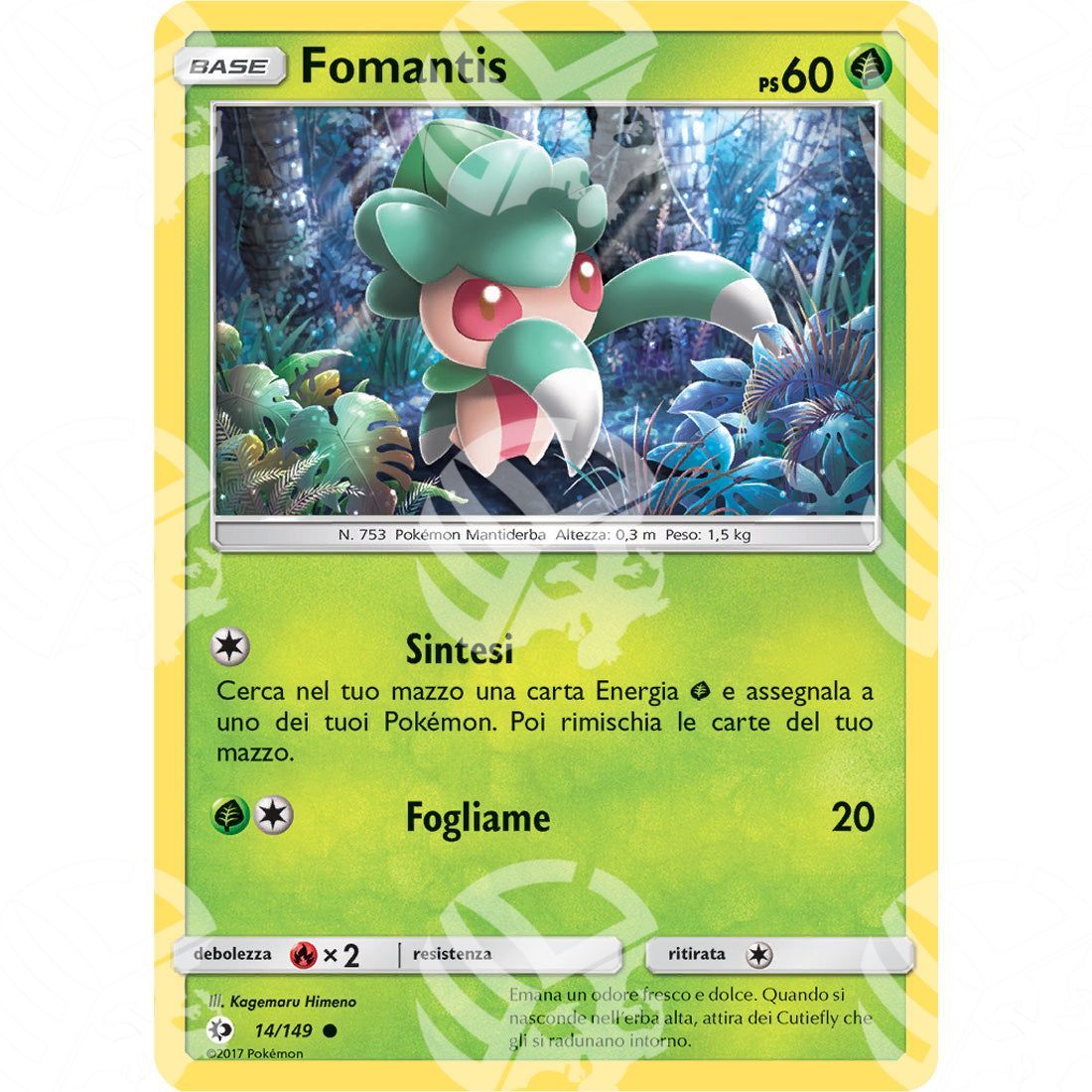 Sole & Luna - Fomantis - 14/149 - Warcard - Sole & Luna - Fomantis - 14/149 i prezzi più bassi sul mercato, solo da www.warcardshop.com! Carte singole, box, buste e mazzi.