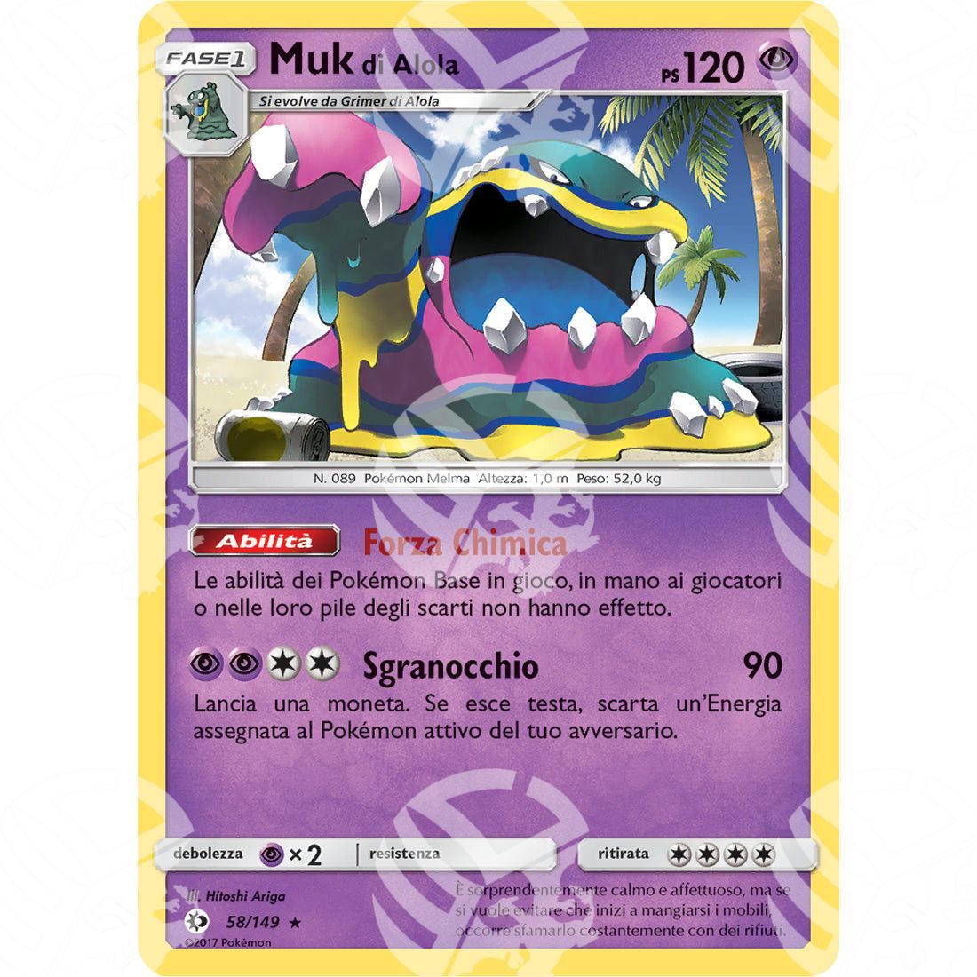 Sole & Luna - Alolan Muk - Holo Rare 58/149 - Warcard - Sole & Luna - Alolan Muk - Holo Rare 58/149 i prezzi più bassi sul mercato, solo da www.warcardshop.com! Carte singole, box, buste e mazzi.