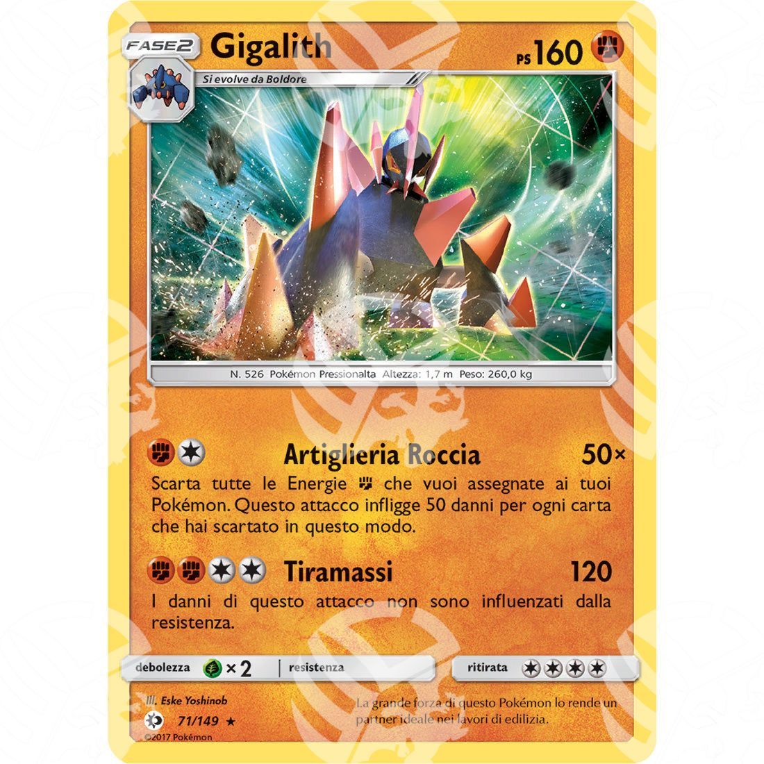 Sole & Luna - Gigalith - Holo Rare 71/149 - Warcard - Sole & Luna - Gigalith - Holo Rare 71/149 i prezzi più bassi sul mercato, solo da www.warcardshop.com! Carte singole, box, buste e mazzi.