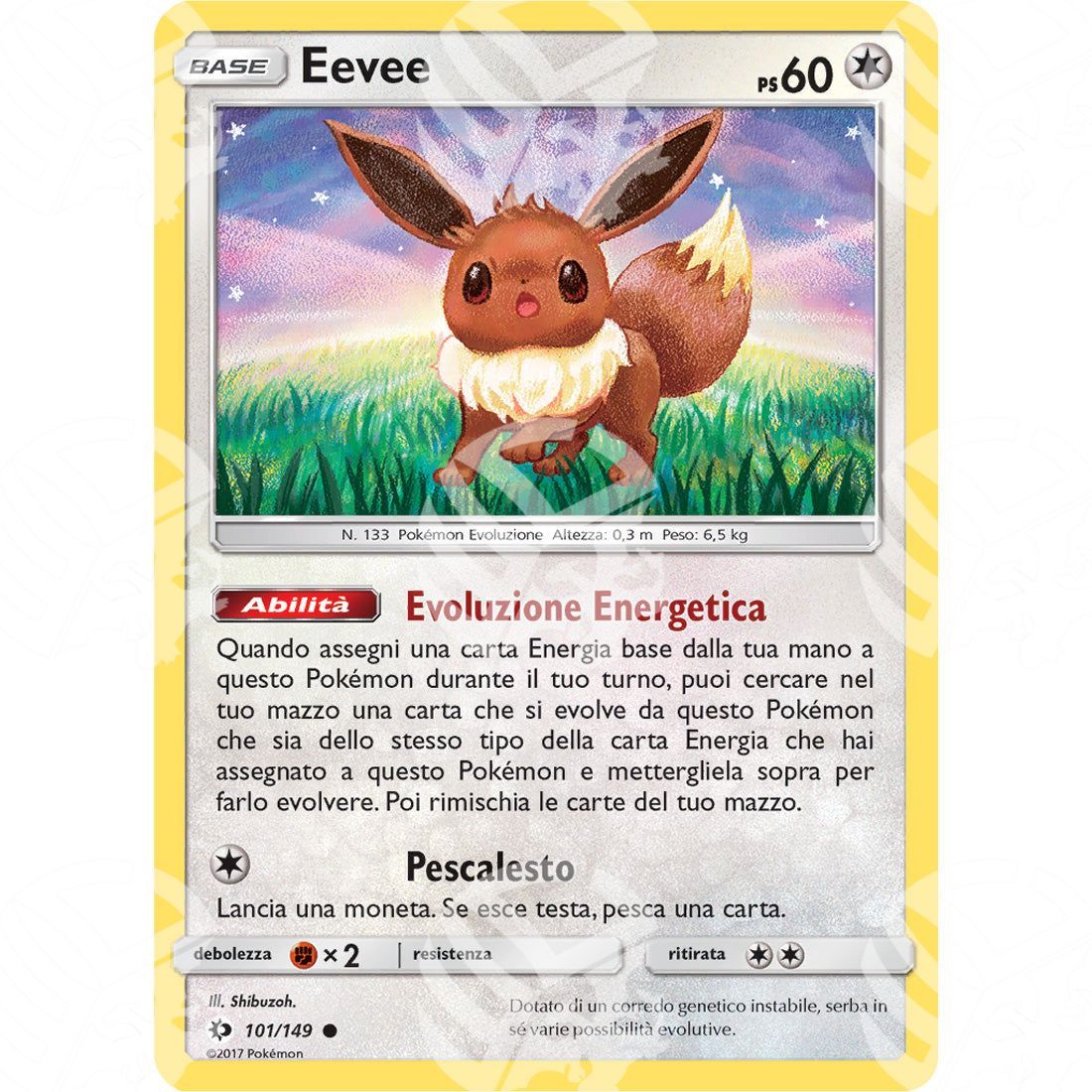 Sole & Luna - Eevee - 101/149 - Warcard - Sole & Luna - Eevee - 101/149 i prezzi più bassi sul mercato, solo da www.warcardshop.com! Carte singole, box, buste e mazzi.