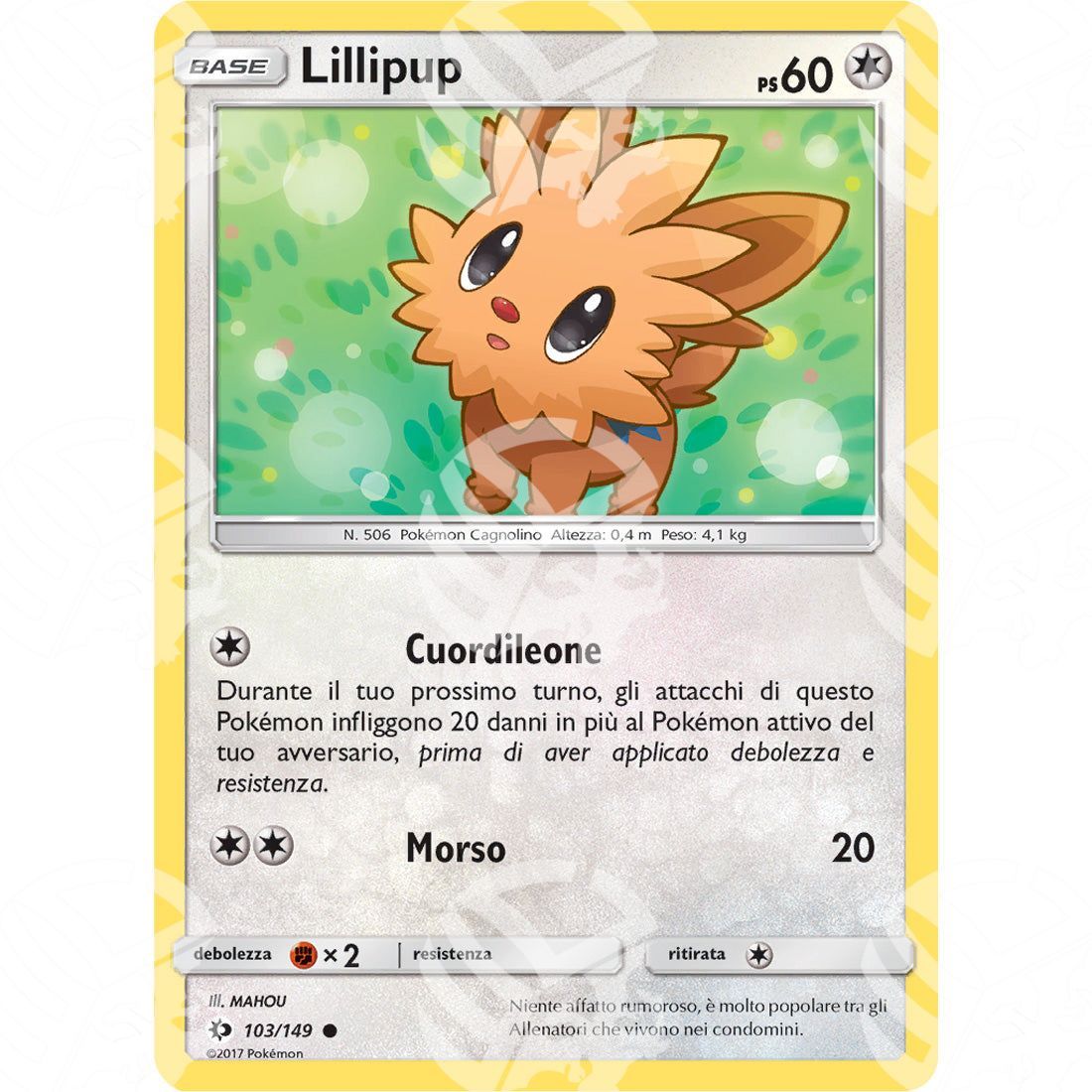 Sole & Luna - Lillipup - 103/149 - Warcard - Sole & Luna - Lillipup - 103/149 i prezzi più bassi sul mercato, solo da www.warcardshop.com! Carte singole, box, buste e mazzi.