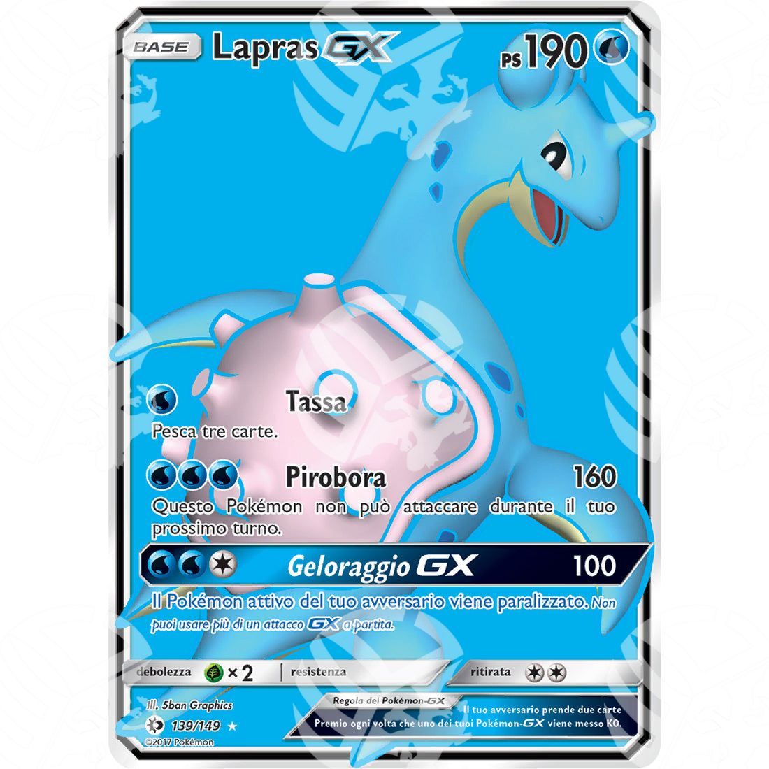 Sole & Luna - Lapras GX - Ultra Rare 139/149 - Warcard - Sole & Luna - Lapras GX - Ultra Rare 139/149 i prezzi più bassi sul mercato, solo da www.warcardshop.com! Carte singole, box, buste e mazzi.