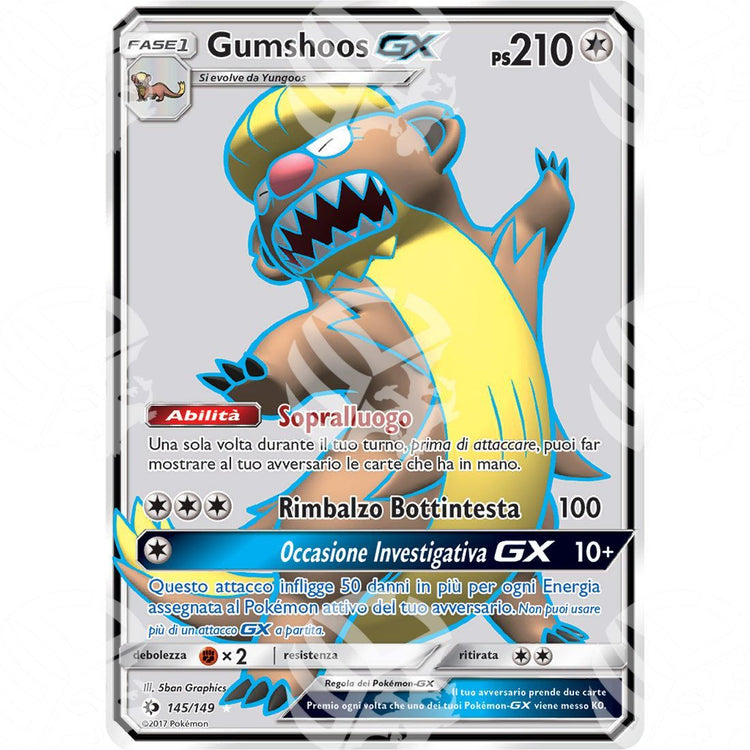 Sole & Luna - Gumshoos GX - Ultra Rare 145/149 - Warcard - Sole & Luna - Gumshoos GX - Ultra Rare 145/149 i prezzi più bassi sul mercato, solo da www.warcardshop.com! Carte singole, box, buste e mazzi.