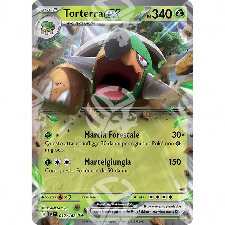 Cronoforze - Torterra ex - 012/162 - Warcard - Cronoforze - Torterra ex - 012/162 i prezzi più bassi sul mercato, solo da www.warcardshop.com! Carte singole, box, buste e mazzi.