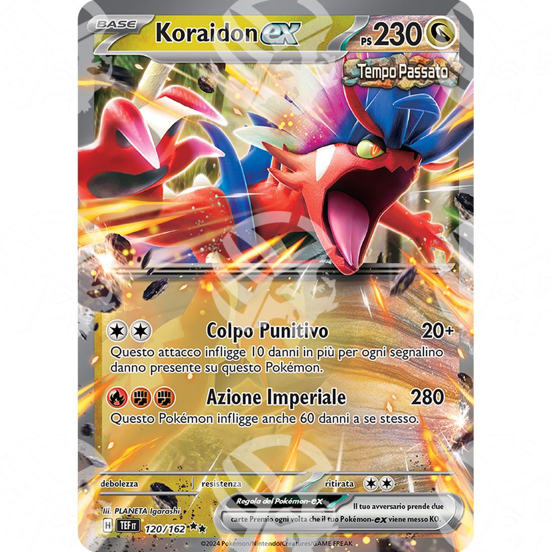 Cronoforze - Koraidon ex - 120/162 - Warcard - Cronoforze - Koraidon ex - 120/162 i prezzi più bassi sul mercato, solo da www.warcardshop.com! Carte singole, box, buste e mazzi.