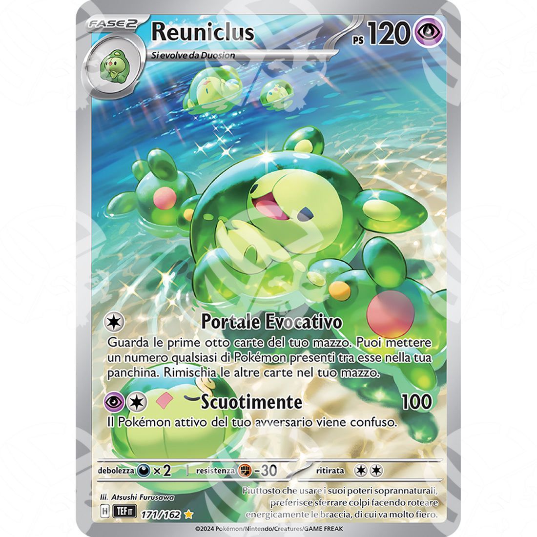 Cronoforze - Reuniclus - Illustration Rare 171/162 - Warcard - Cronoforze - Reuniclus - Illustration Rare 171/162 i prezzi più bassi sul mercato, solo da www.warcardshop.com! Carte singole, box, buste e mazzi.