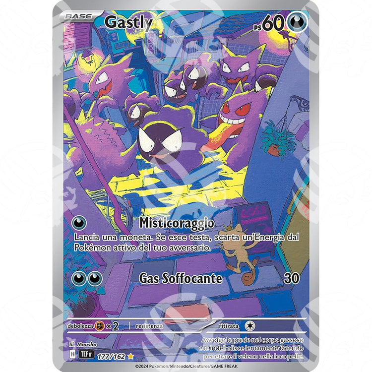 Cronoforze - Gastly - Illustration Rare 177/162 - Warcard - Cronoforze - Gastly - Illustration Rare 177/162 i prezzi più bassi sul mercato, solo da www.warcardshop.com! Carte singole, box, buste e mazzi.