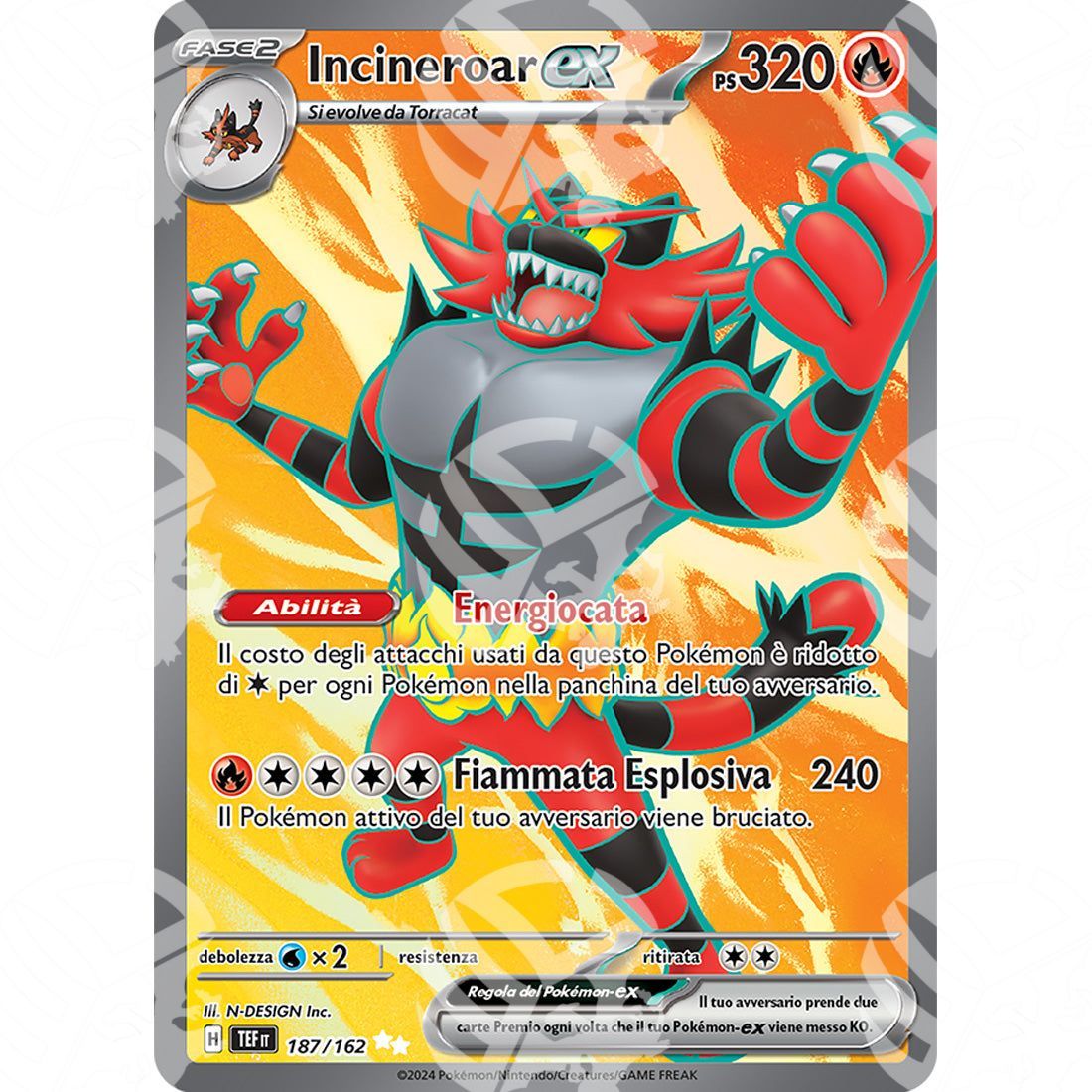 Cronoforze - Incineroar ex - Full-Art 187/162 - Warcard - Cronoforze - Incineroar ex - Full-Art 187/162 i prezzi più bassi sul mercato, solo da www.warcardshop.com! Carte singole, box, buste e mazzi.