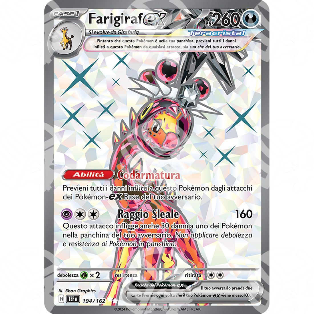 Cronoforze - Farigiraf ex - Full-Art 194/162 - Warcard - Cronoforze - Farigiraf ex - Full-Art 194/162 i prezzi più bassi sul mercato, solo da www.warcardshop.com! Carte singole, box, buste e mazzi.