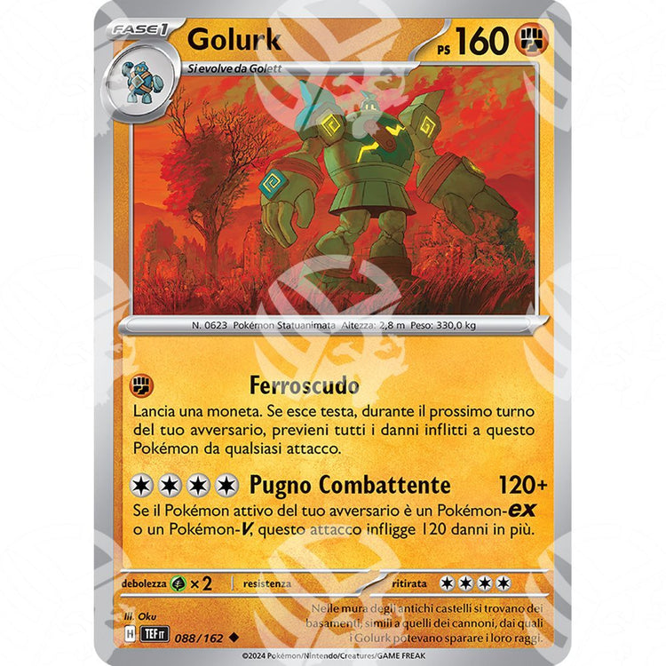 Cronoforze - Golurk - 088/162 - Warcard - Cronoforze - Golurk - 088/162 i prezzi più bassi sul mercato, solo da www.warcardshop.com! Carte singole, box, buste e mazzi.