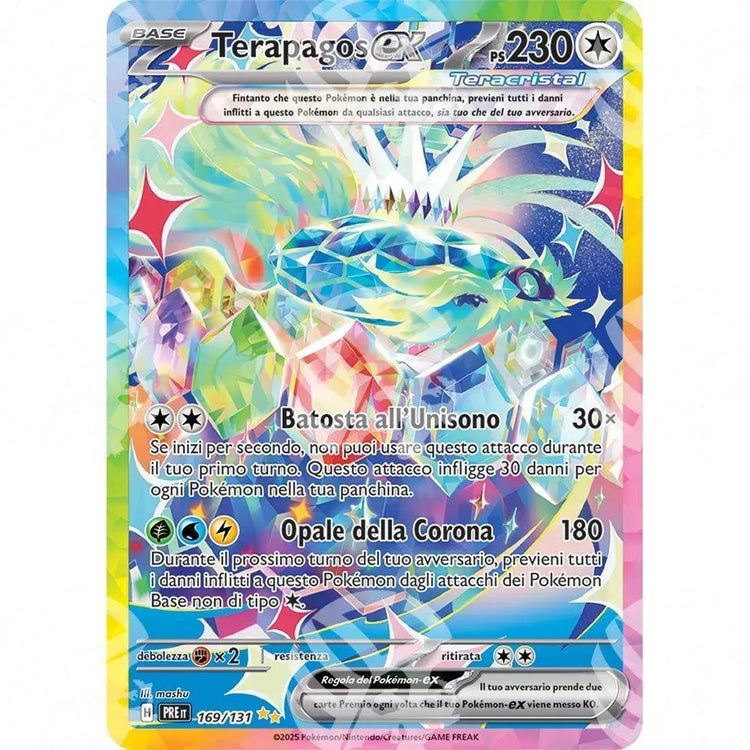 Evoluzioni Prismatiche - Terapagos ex - Special Illustration Rare | 169/131 - Warcard