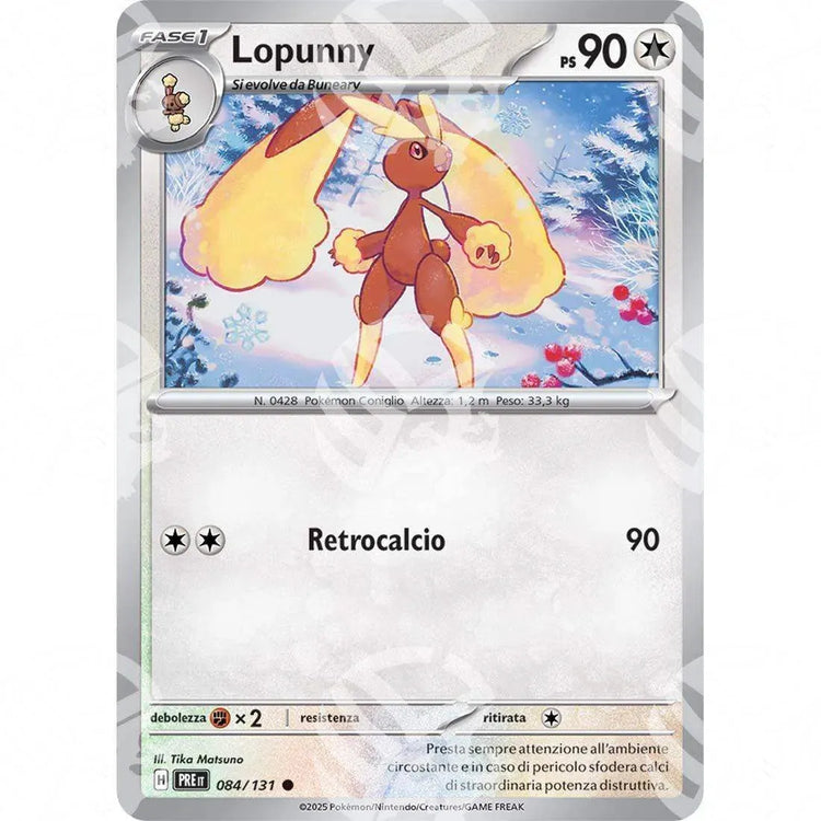 Evoluzioni Prismatiche - Lopunny - 084/131 - Warcard