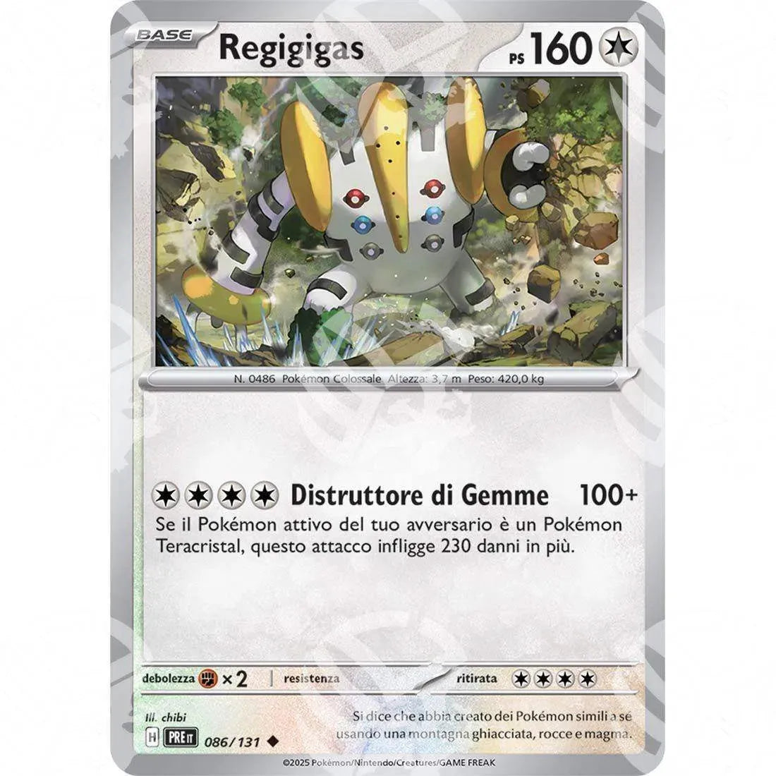 Evoluzioni Prismatiche - Regigigas - 086/131 - Warcard