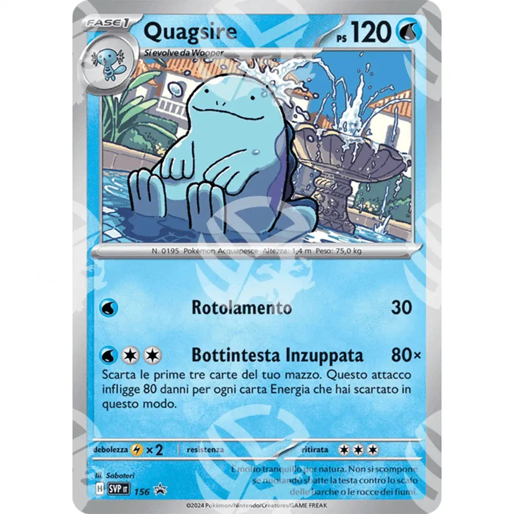 Promo Scarlatto & Violetto - SVP - Quagsire - Cosmos Holo | 156 - Warcard