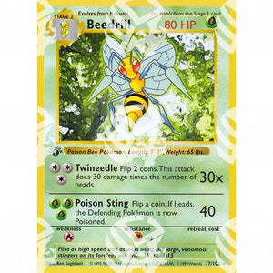 Set Base - Beedrill - 17/102 - Warcard - Set Base - Beedrill - 17/102 i prezzi più bassi sul mercato, solo da www.warcardshop.com! Carte singole, box, buste e mazzi.