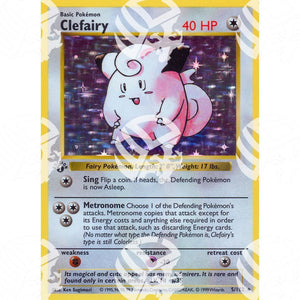 Set Base - Clefairy - Holo Rare 5/102 - Warcard - Set Base - Clefairy - Holo Rare 5/102 i prezzi più bassi sul mercato, solo da www.warcardshop.com! Carte singole, box, buste e mazzi.