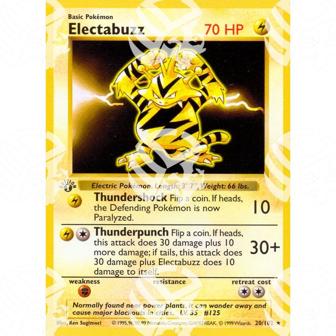 Set Base - Electabuzz - 20/102 - Warcard - Set Base - Electabuzz - 20/102 i prezzi più bassi sul mercato, solo da www.warcardshop.com! Carte singole, box, buste e mazzi.