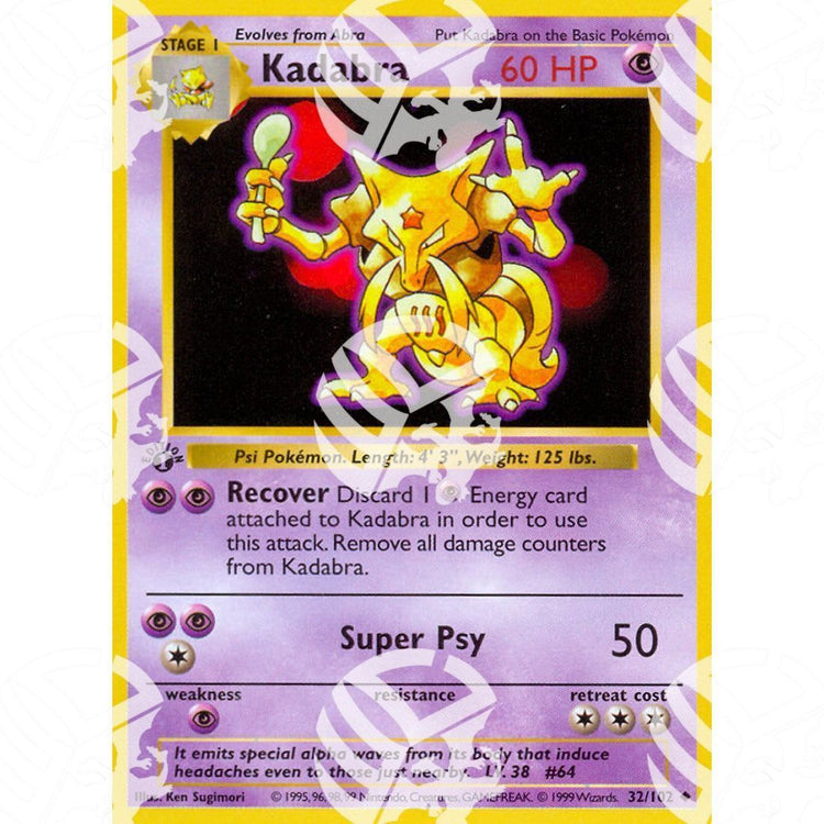 Set Base - Kadabra - 32/102 - Warcard - Set Base - Kadabra - 32/102 i prezzi più bassi sul mercato, solo da www.warcardshop.com! Carte singole, box, buste e mazzi.