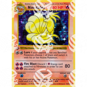 Set Base - Ninetales - Holo Rare 12/102 - Warcard - Set Base - Ninetales - Holo Rare 12/102 i prezzi più bassi sul mercato, solo da www.warcardshop.com! Carte singole, box, buste e mazzi.